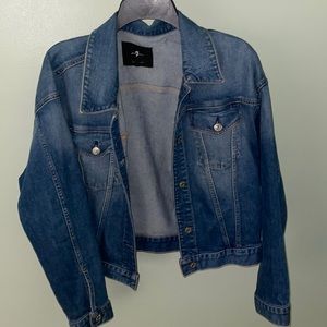 7 For All Mankind jean jacket. Size L.